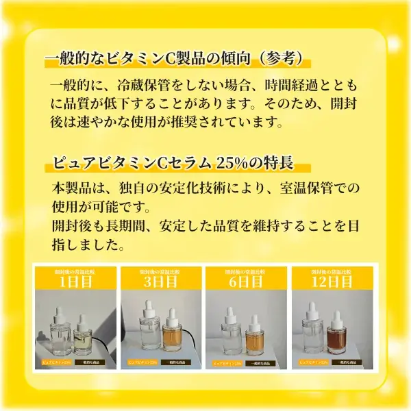 ジュナムパックケア ピュアビタミンC セラム 1ml×4包入(画像9)
